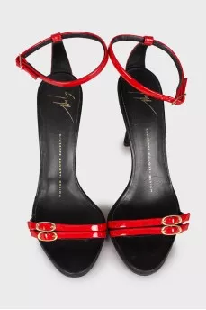 Two tone sandals