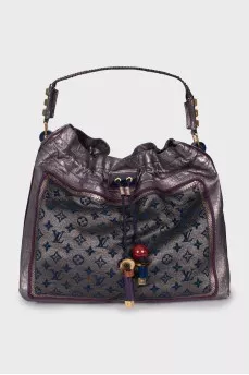 Bag Bluebird Handbag Limited Edition Monogram Lurex Canvas