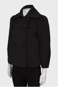 Black button down jacket