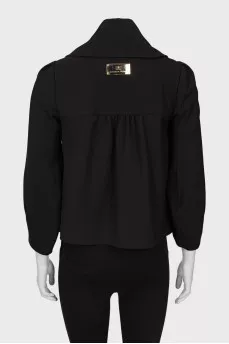 Black button down jacket