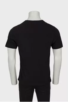 Men's black t-shirt