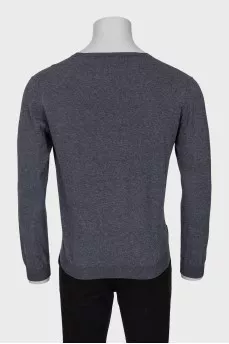 Men's V-neck jumper