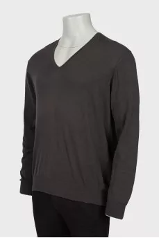 Men's jumper in graphite color
