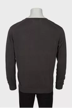 Men's jumper in graphite color