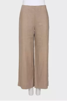 Linen palazzo pants