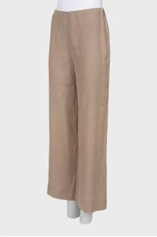 Linen palazzo pants