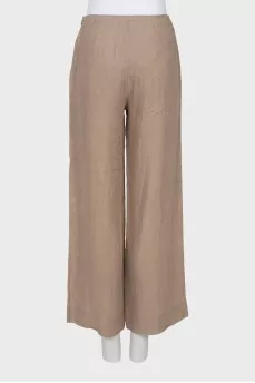 Linen palazzo pants