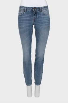 Light blue low rise jeans