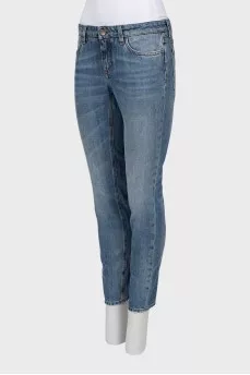 Light blue low rise jeans