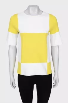 T-shirt in geometric print