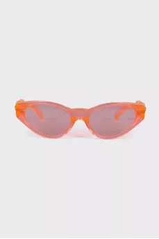 Orange translucent sunglasses