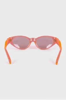 Orange translucent sunglasses