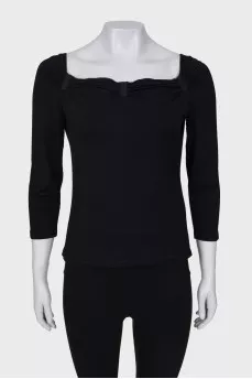 Jacket with short sleeves