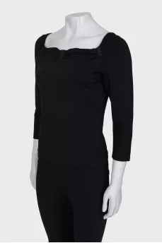 Jacket with short sleeves