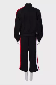 Black tracksuit with tag