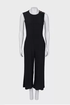 Black shift jumpsuit