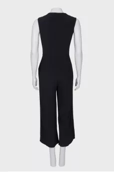 Black shift jumpsuit