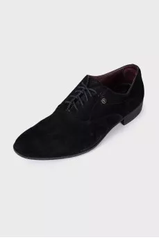 Men's suede lace-up shoes