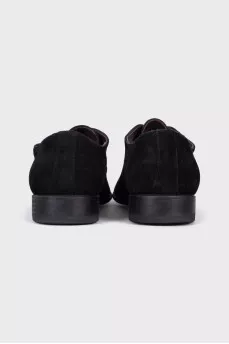 Men's suede lace-up shoes