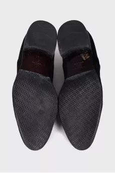 Men's suede lace-up shoes