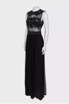 Black maxi dress