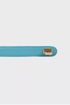Leather bracelet with tag