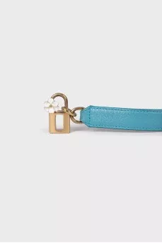 Leather bracelet with tag