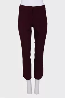 Burgundy dress pants