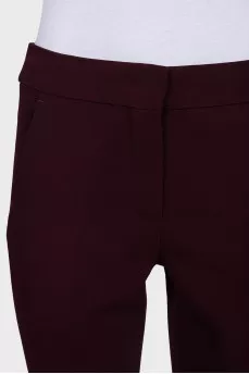Burgundy dress pants