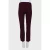 Burgundy dress pants