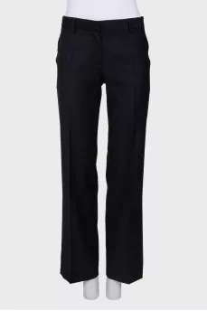 Classic wool trousers