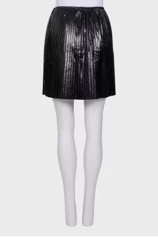 Pleated miniskirt