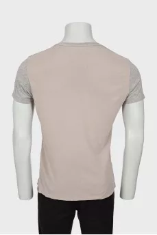 Men's mixed color T-shirt