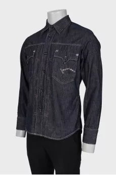 Men's denim shirt