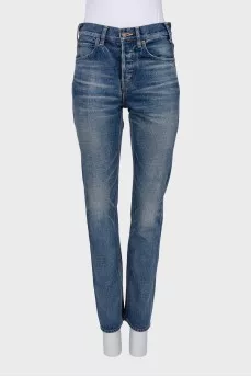 Blue high waist jeans