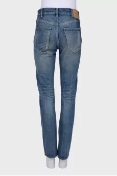 Blue high waist jeans