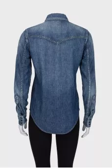 Button down denim shirt