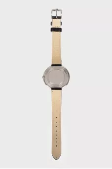 Black stainless steel watch