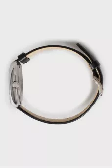 Black stainless steel watch