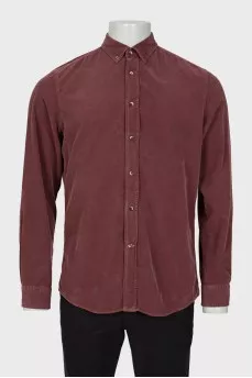 Men's corduroy shirt