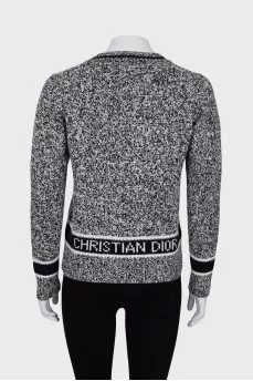 V-neck wool sweater