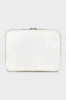Leather clutch with pattern