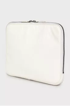 Leather clutch with pattern