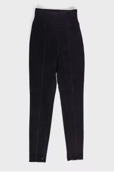 Black leggings with tag