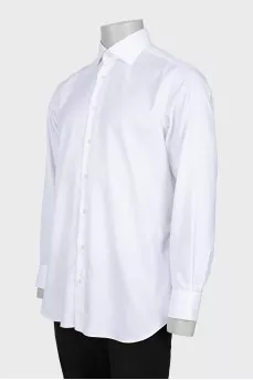 Men's square collar shirt