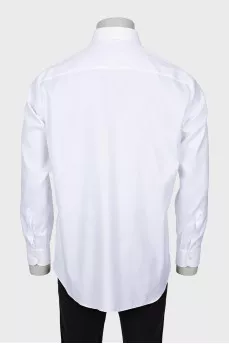 Men's square collar shirt