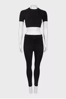 Black set with leggings
