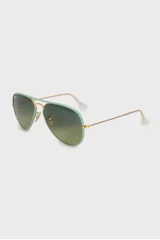 Green aviator sunglasses