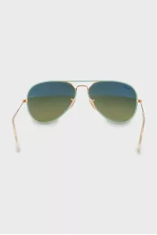 Green aviator sunglasses