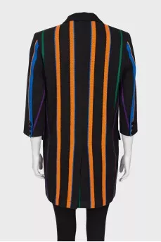 Long striped jacket